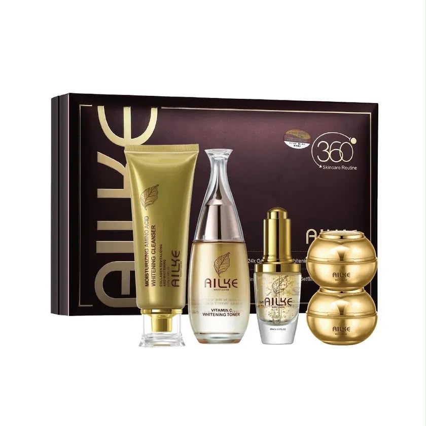 AILKE AILKE Boost Luster 24K Gold Collagen Revitalizing and Whitening 5in1 Set
