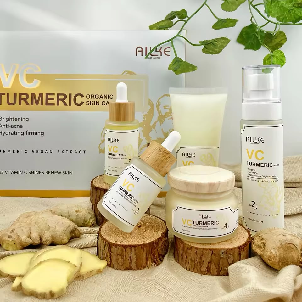 AILKE AILKE VC Turmeric Organic Skin Care 5in1 Combo Set
