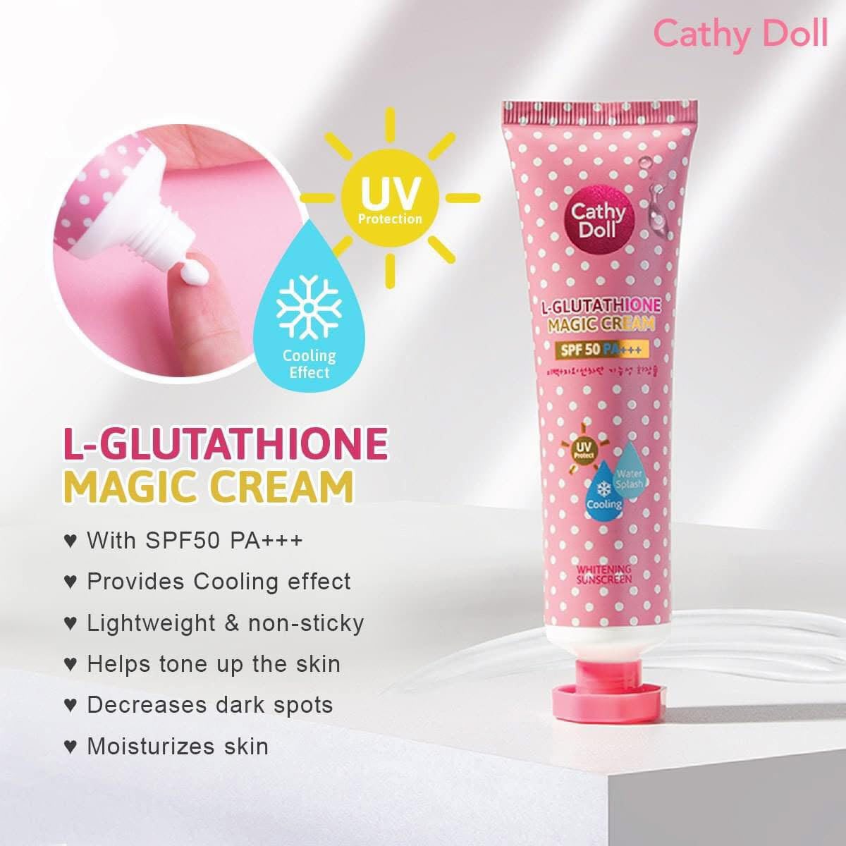 Cathy Doll Cathy Doll L-Glutathione Magic Sunscreen SPF 50 PA +++