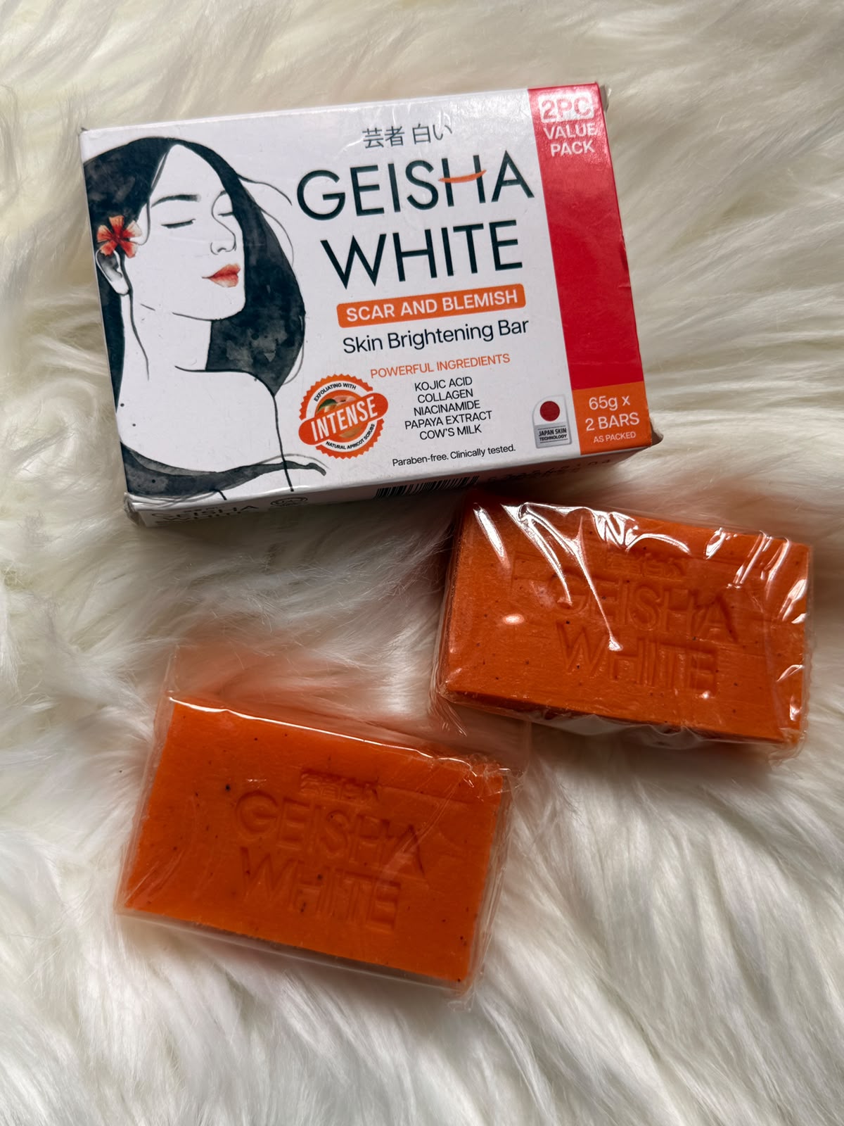 GEISHA WHITE GEISHA WHITE Scar and Blemish Skin Brightening Bar