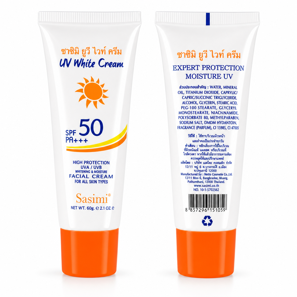 Sasimi Sasimi UV White Sunscreen SPF 50 PA+++